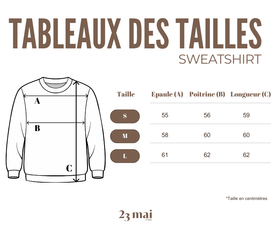 Sweat-Shirt D'Allaitement Marron Coeur - Femme