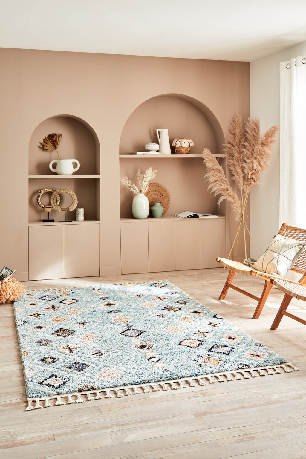 Delya - Tapis D'Intérieur - Polypropylène - Turquoise