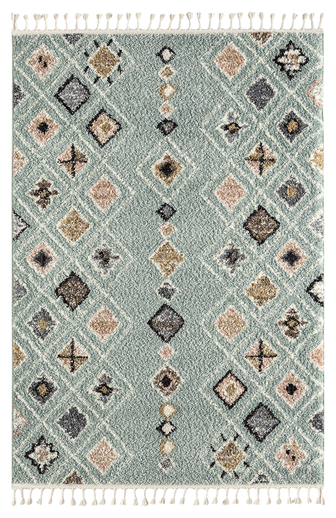 Delya - Tapis D'Intérieur - Polypropylène - Turquoise