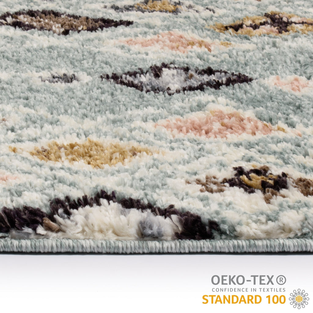 Delya - Tapis D'Intérieur - Polypropylène - Turquoise