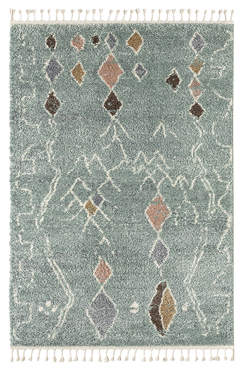 Delya - Tapis D'Intérieur - Polypropylène - Turquoise