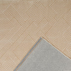 Tapis intérieur poils en relief beige Nazar rugs