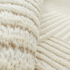 Tapis intérieur poils en relief crème Nazar rugs