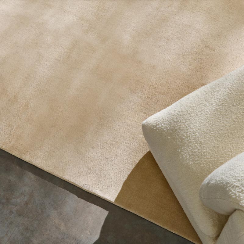 Tapis 100% Laine Nouvelle-Zélande - Beige Sable