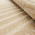 Tapis motif en relief beige Nazar rugs