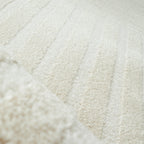 Tapis motif en relief crème Nazar rugs
