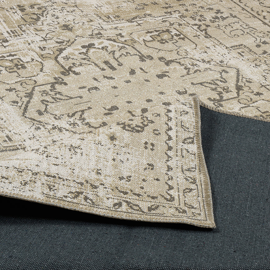 Carry - Tapis D'Intérieur - Polyester Imprimé - Kaki