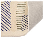 Tapis Azélie - Multi Kaki & Bleu