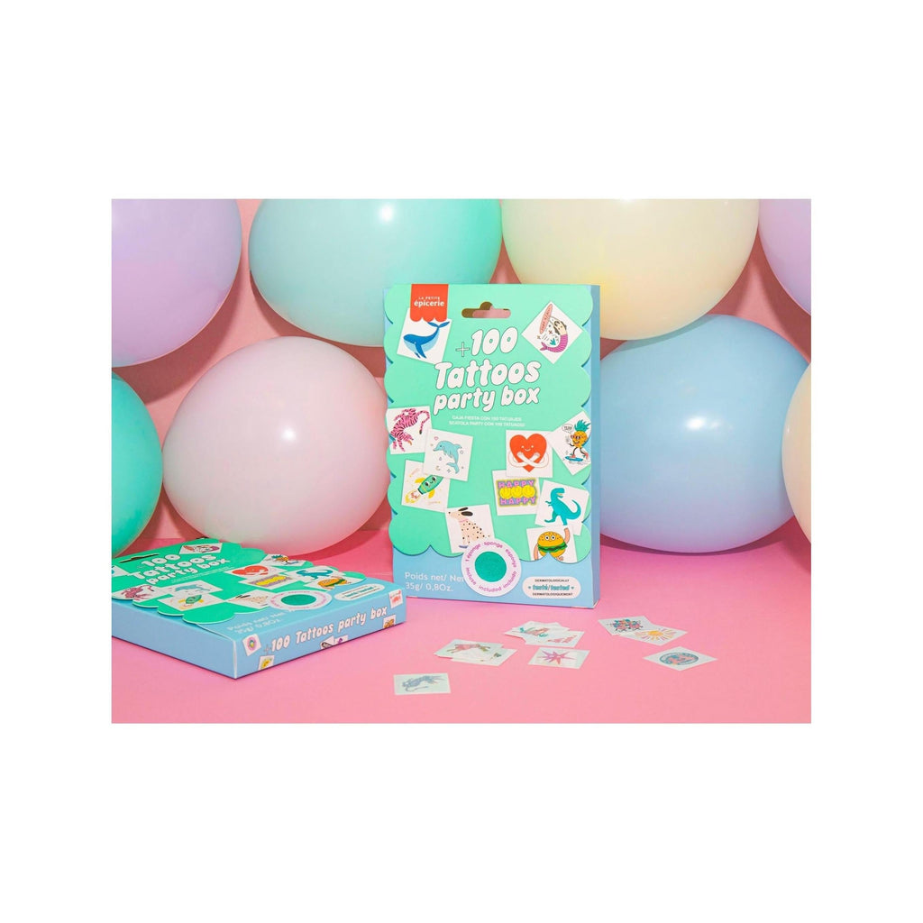 Party Box De 100 Tattoos - La Petite Epicerie