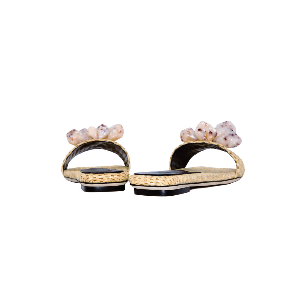 Taurea Natural Flat Sandal