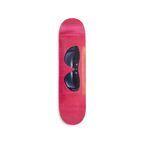 Tobias Spichtig's Sunglasses Pink Hand signed skateboard art by the skateroom