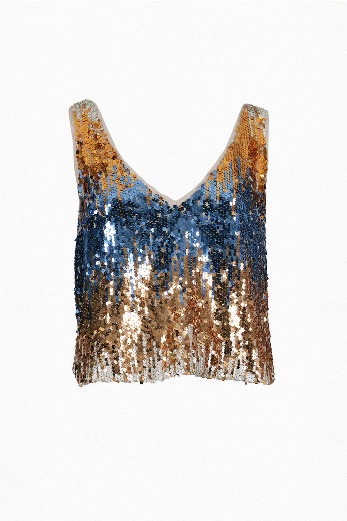 Plume Paris - Top Claudia - Pailettes