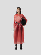 Jupe Cleo In Coral Neoshell Technical Voile
