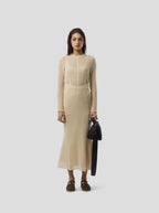 Jupe Nas In Sand Salted Voile