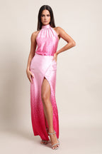 Jupe Salome - Soie Rose