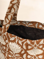 Tote Bag -  Lotus Marron KIRANE