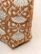Tote Bag -  Lotus Marron KIRANE