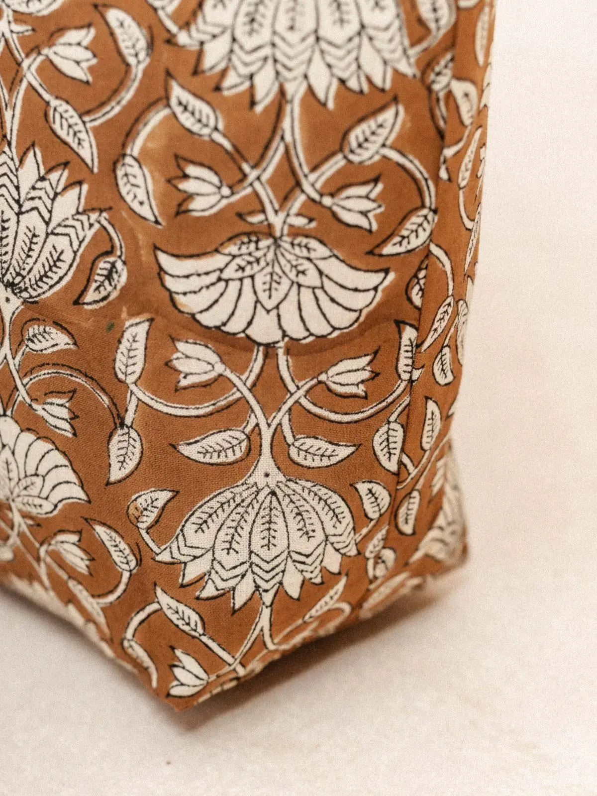 Tote Bag -  Lotus Marron KIRANE
