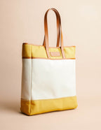 Sac A Main Le Tote Bag By Escadrille - Jaune - Femme