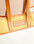 Sac A Main Le Tote Bag By Escadrille - Jaune - Femme