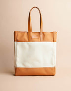 Sac A Main Le Tote Bag By Escadrille - Camel - Femme