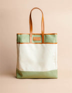Sac A Main Le Tote Bag By Escadrille - Kaki - Femme