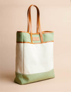 Sac A Main Le Tote Bag By Escadrille - Kaki - Femme