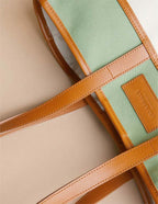 Sac A Main Le Tote Bag By Escadrille - Kaki - Femme