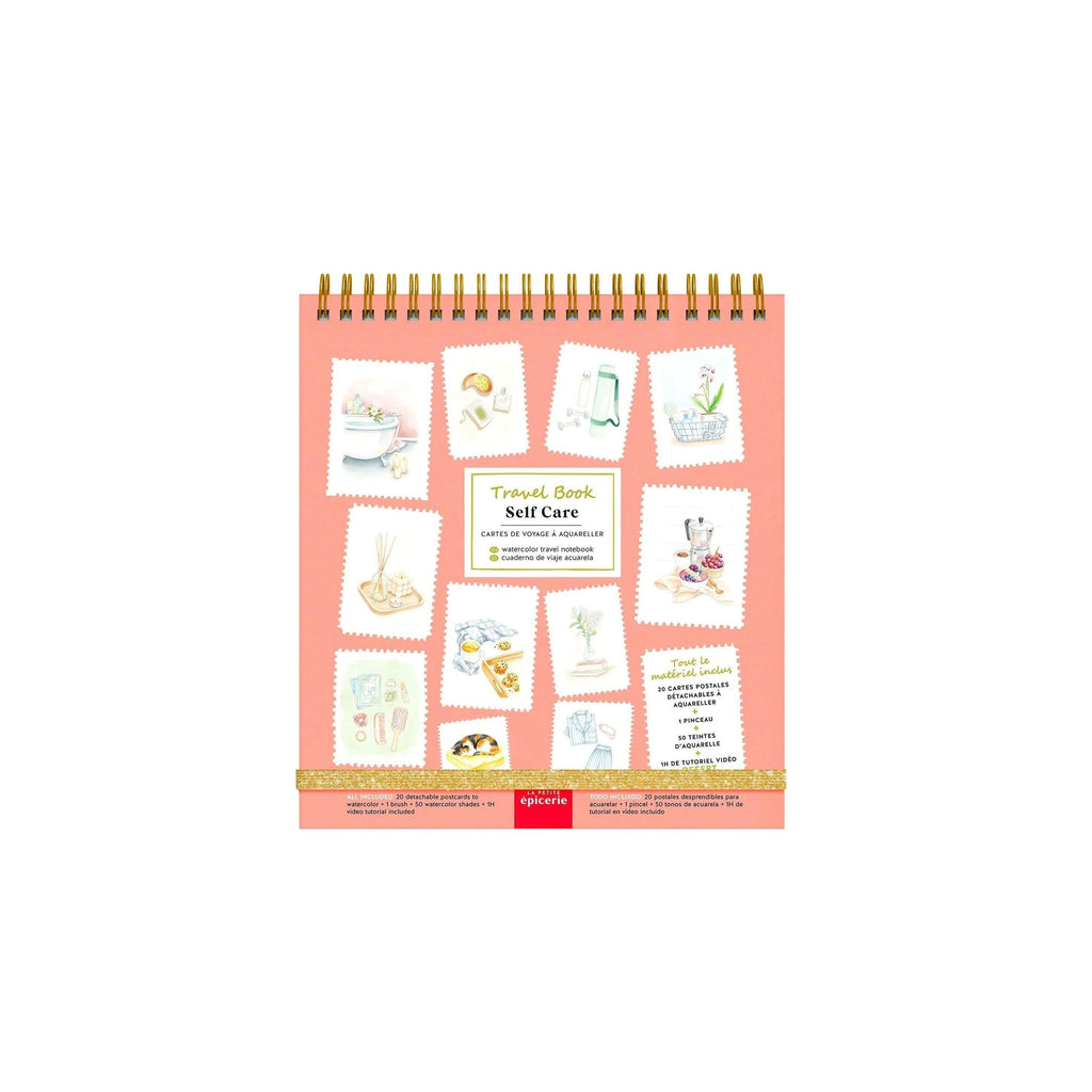 Travel Book - Carnet Aquarelle - Thème Self-Care