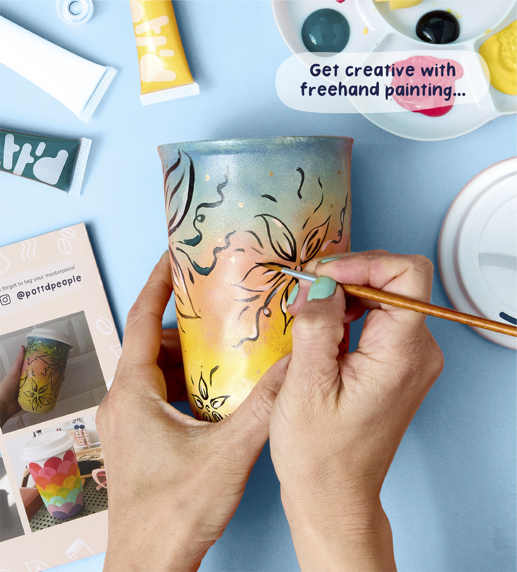 Peinture Sur Tasse De Voyage