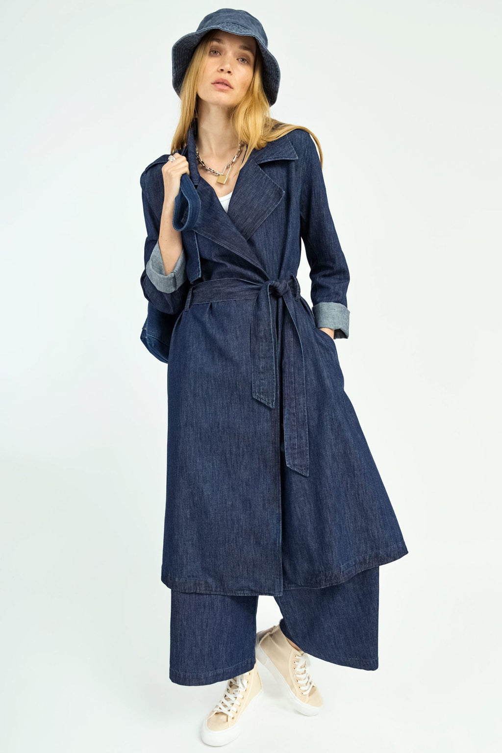 Trench - Faith - Denim Bleu