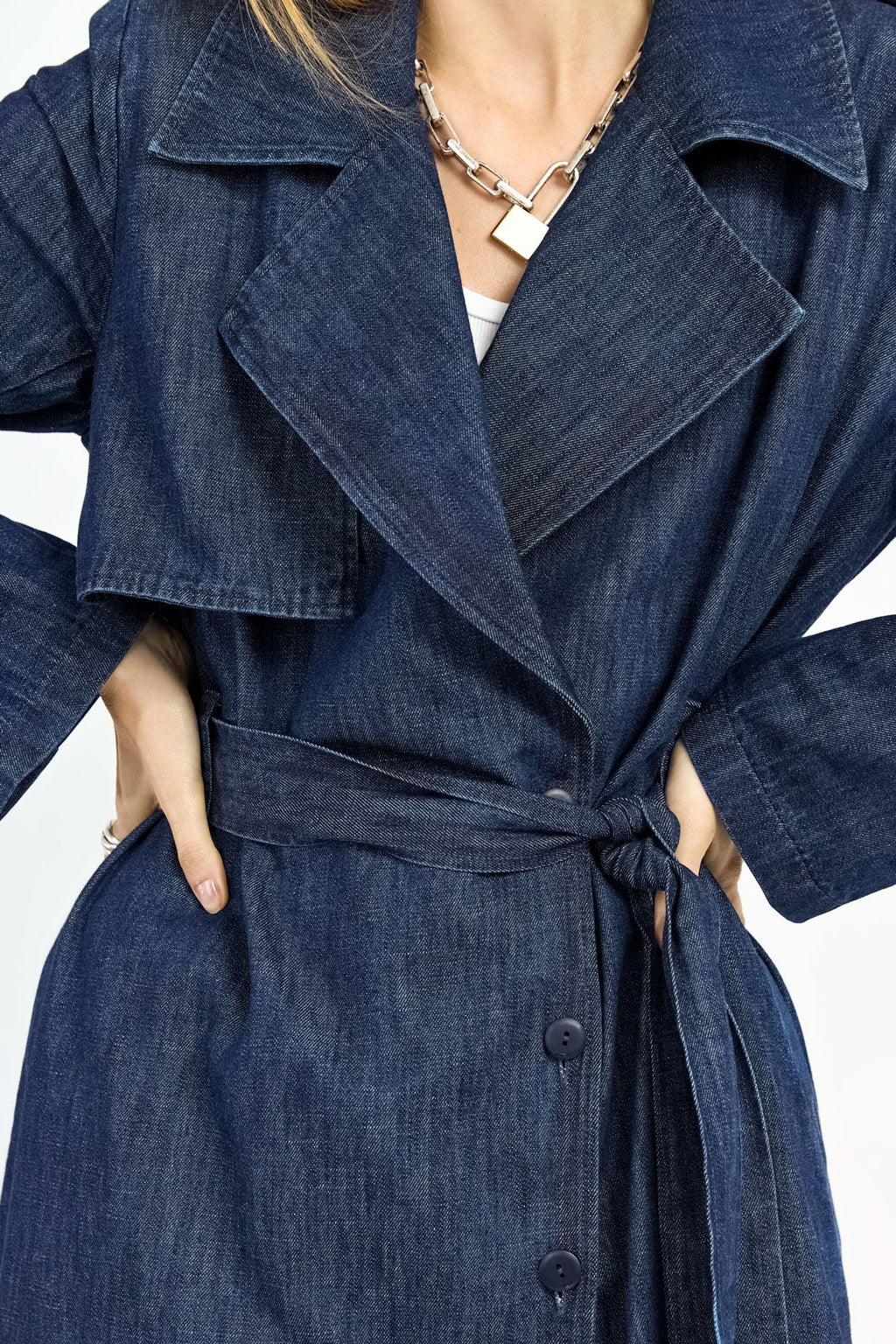 Trench - Faith - Denim Bleu