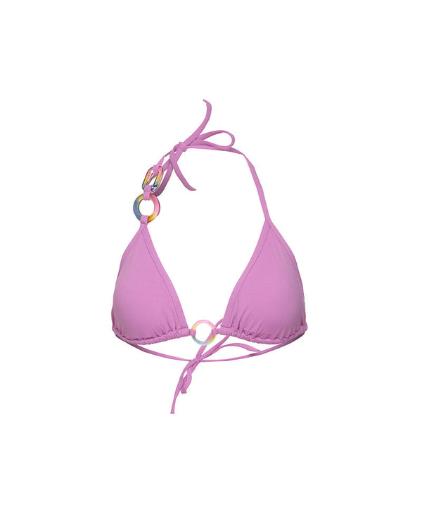 Triangle Anneaux Rose Charlotte