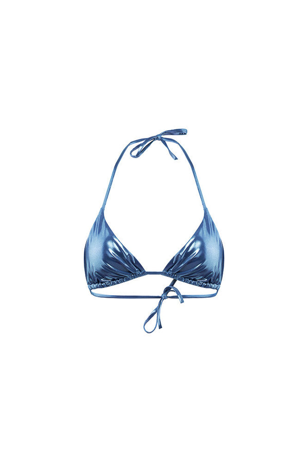 Triangle Attachante Shine Bleu Mer