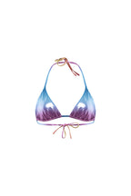 Maillot De Bain Triangle Attachante Sunset Kaki/Rose