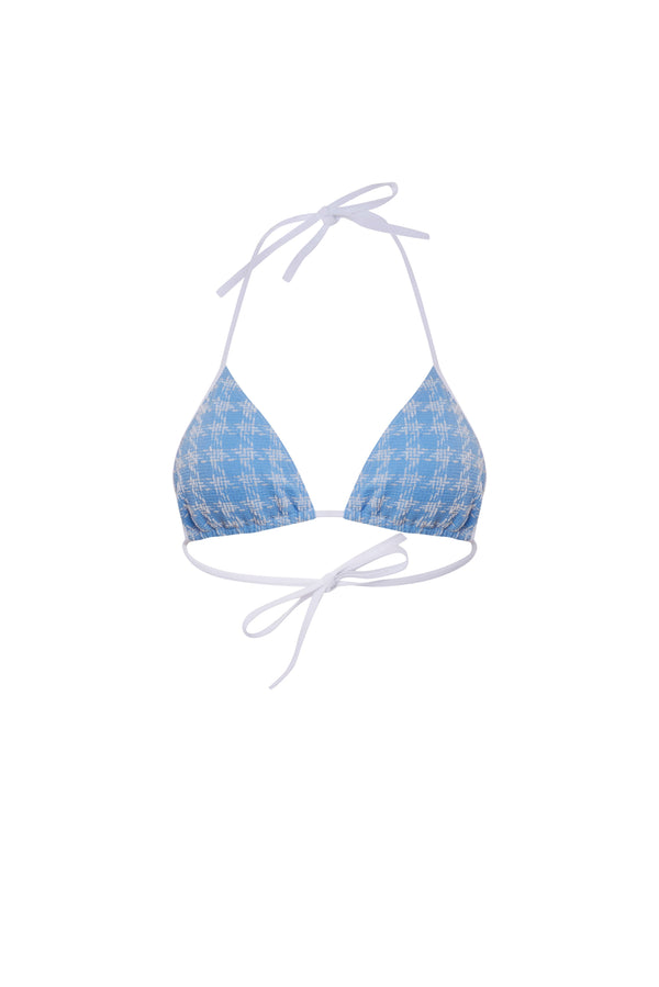 Haut De Maillot Amour A La Plage Bleu
