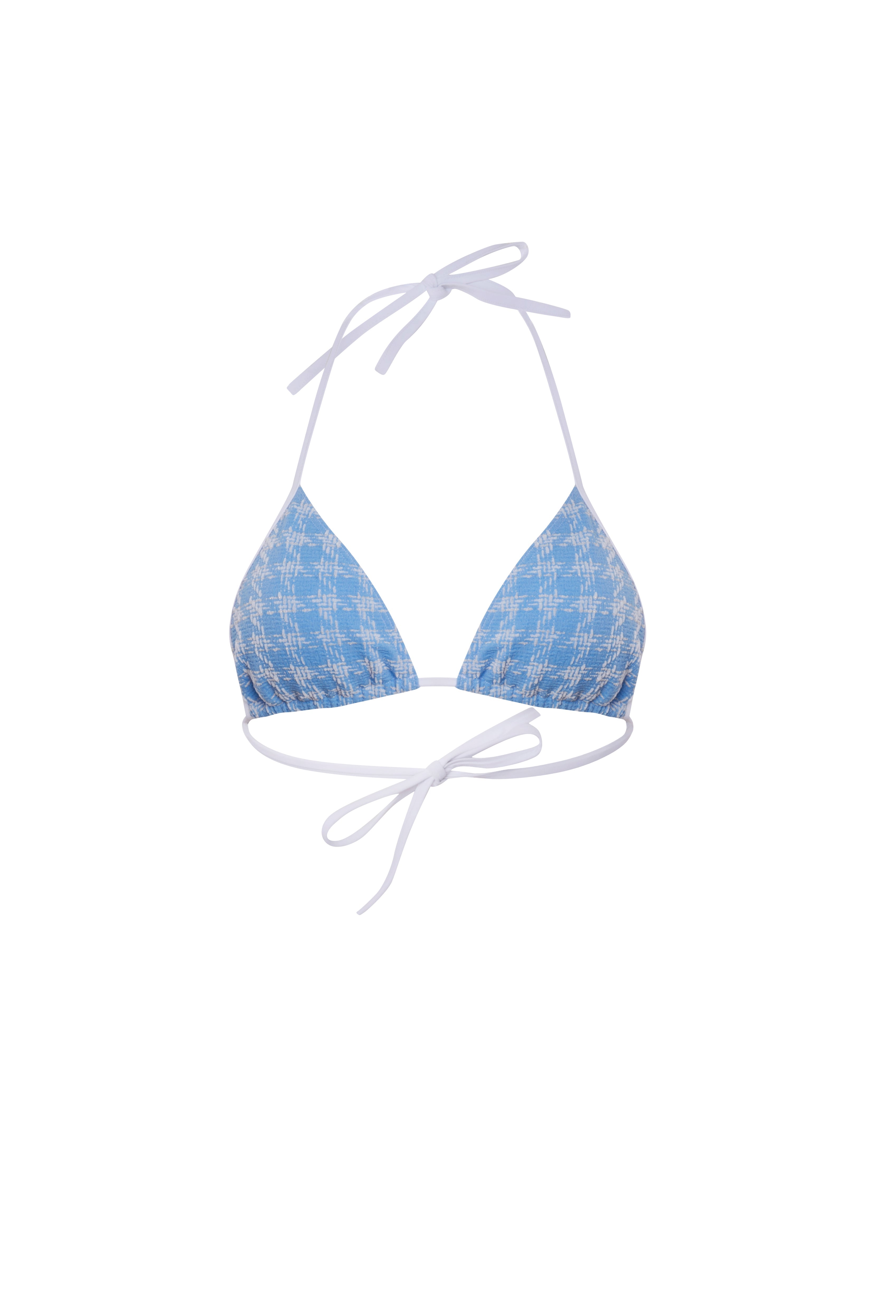 Haut De Maillot Amour A La Plage Bleu