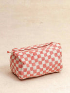Trousse  - Toilette et maquillage - Damier Pétale KIRANE