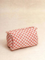 Trousse  - Toilette et maquillage - Damier Pétale KIRANE