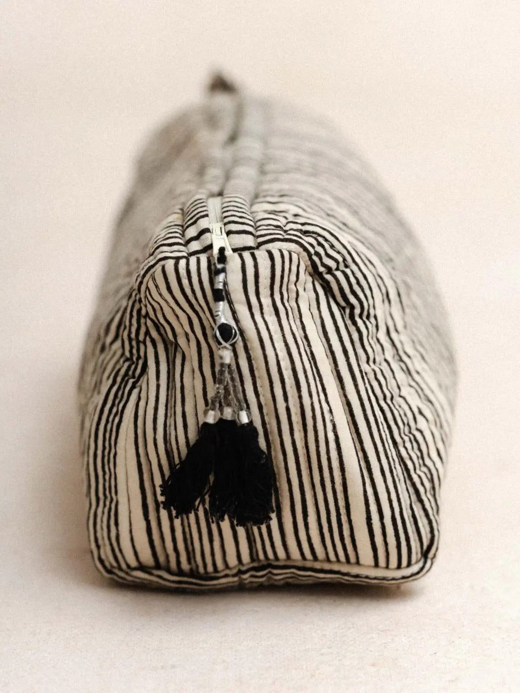 Trousse - Maquillage - Rayure Noire - kirane