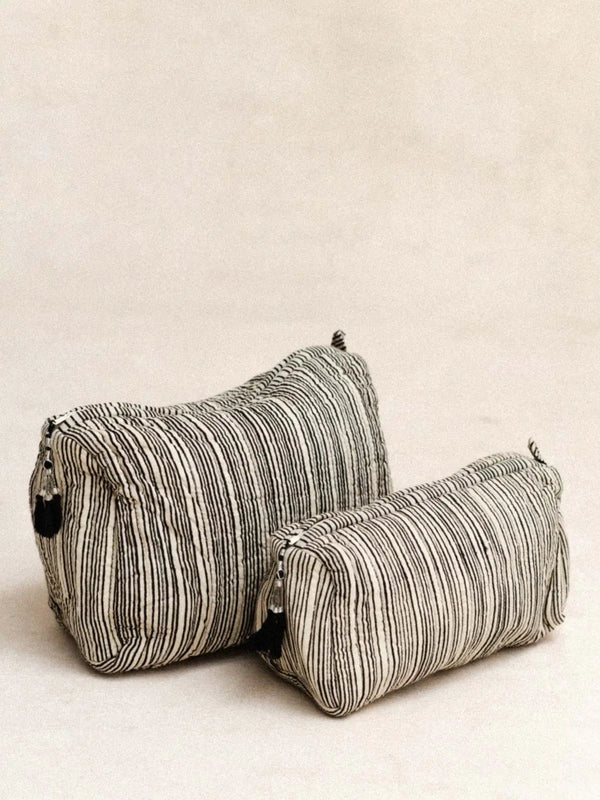 Trousse - Toilette - Rayure noire - kirane