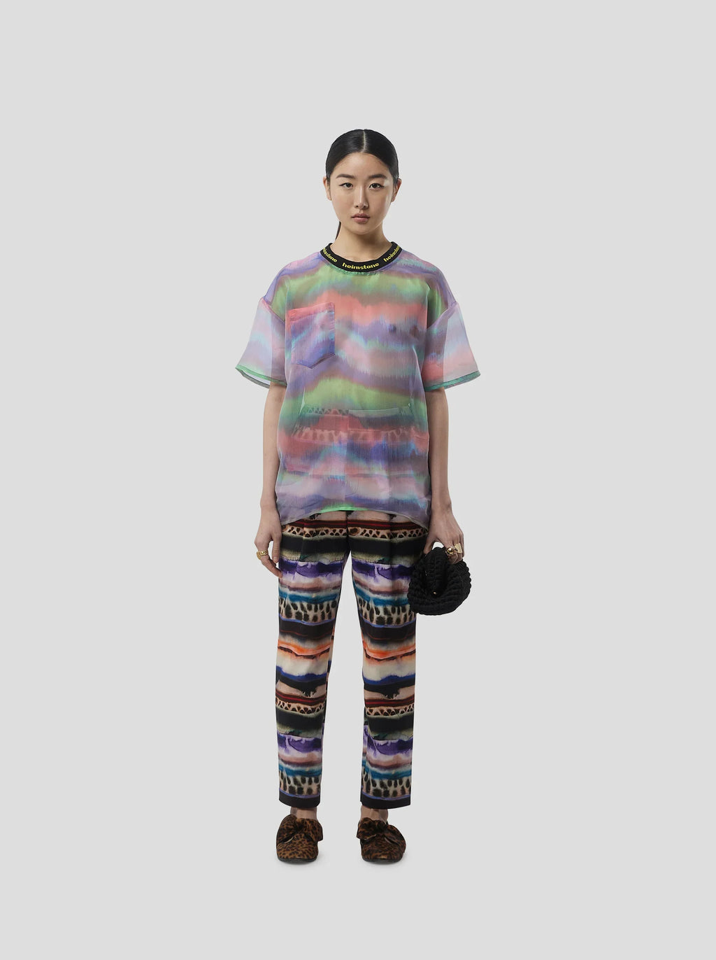 T-Shirt Dede In Opalys Print