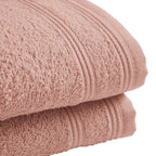 Serviettes Invité "Spa" - 100% Coton - Blush