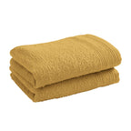 Serviettes Invité "Spa" - 100% Coton - Mais