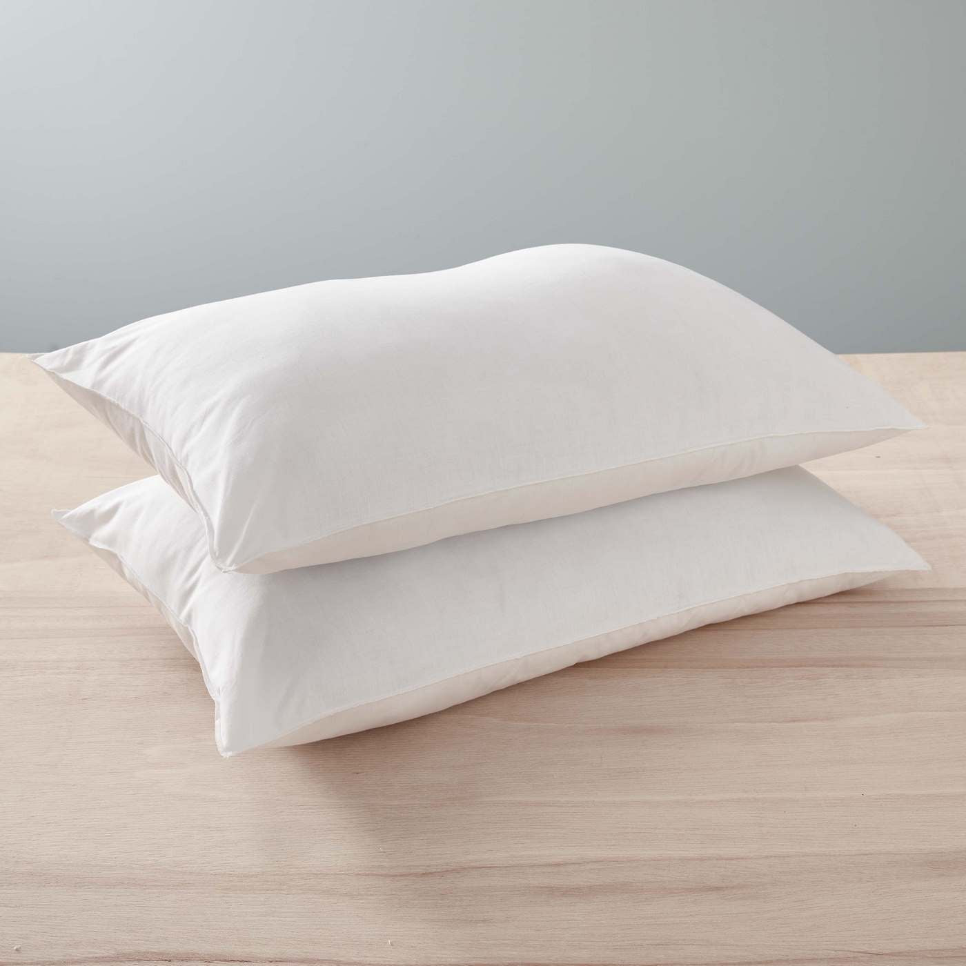 Lot De 2 Oreillers Gamme "Douceur" - Blanc