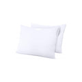 Lot De 2 Protèges Oreiller - Éponge Imperméable Anti-Acariens - Blanc