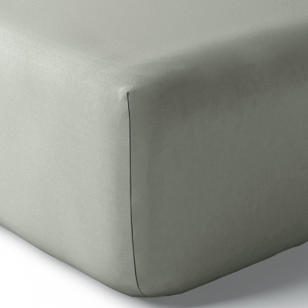 Drap Housse - 100% Percale Coton - Ardoise