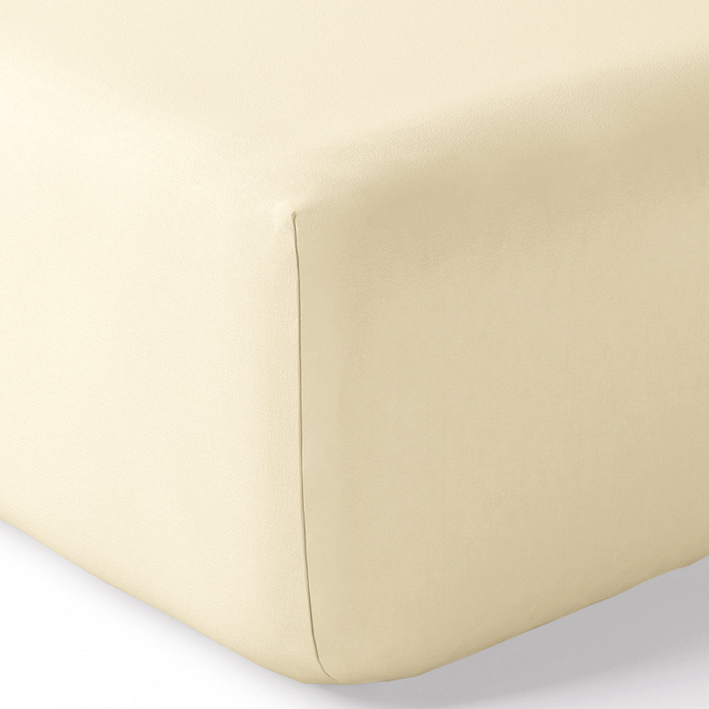 Drap Housse - 100% Percale Coton - Ivoire