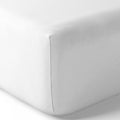 Drap Housse - 100% Percale Coton - Neige