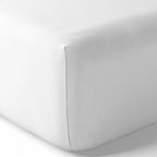 Drap Housse - 100% Percale Coton - Neige